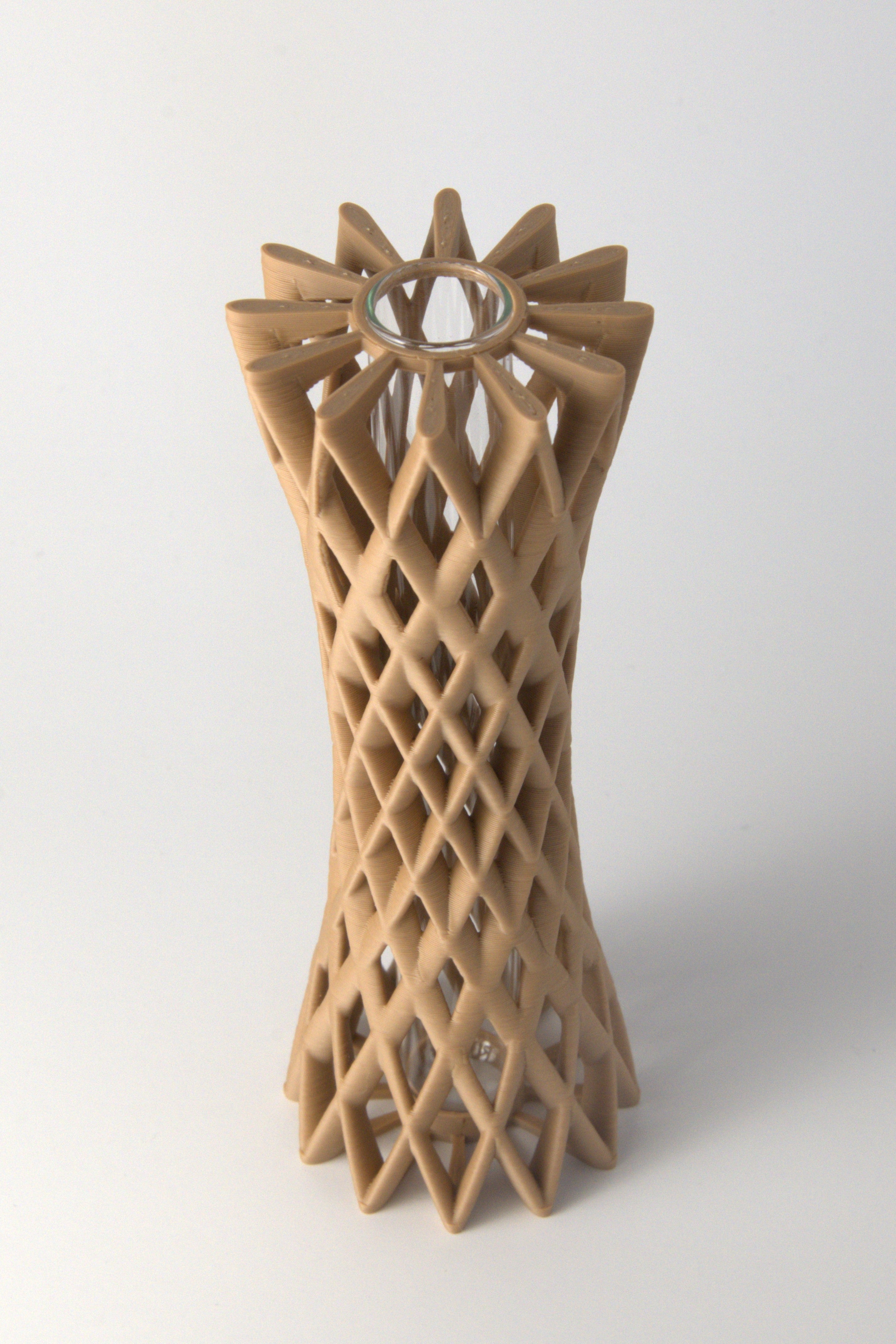 Propagation Vase Natural Oak