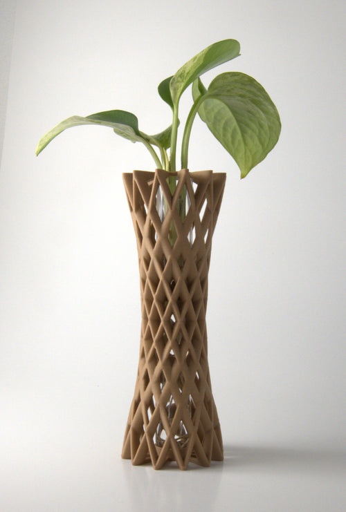 Propagation Vase Natural Oak