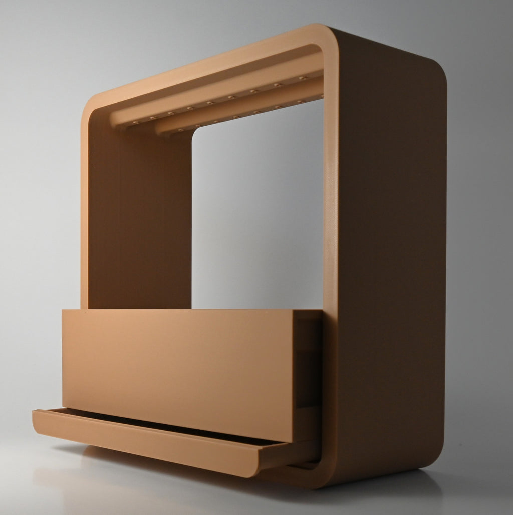 Pot Planter Vase Natural Oak Grow Light