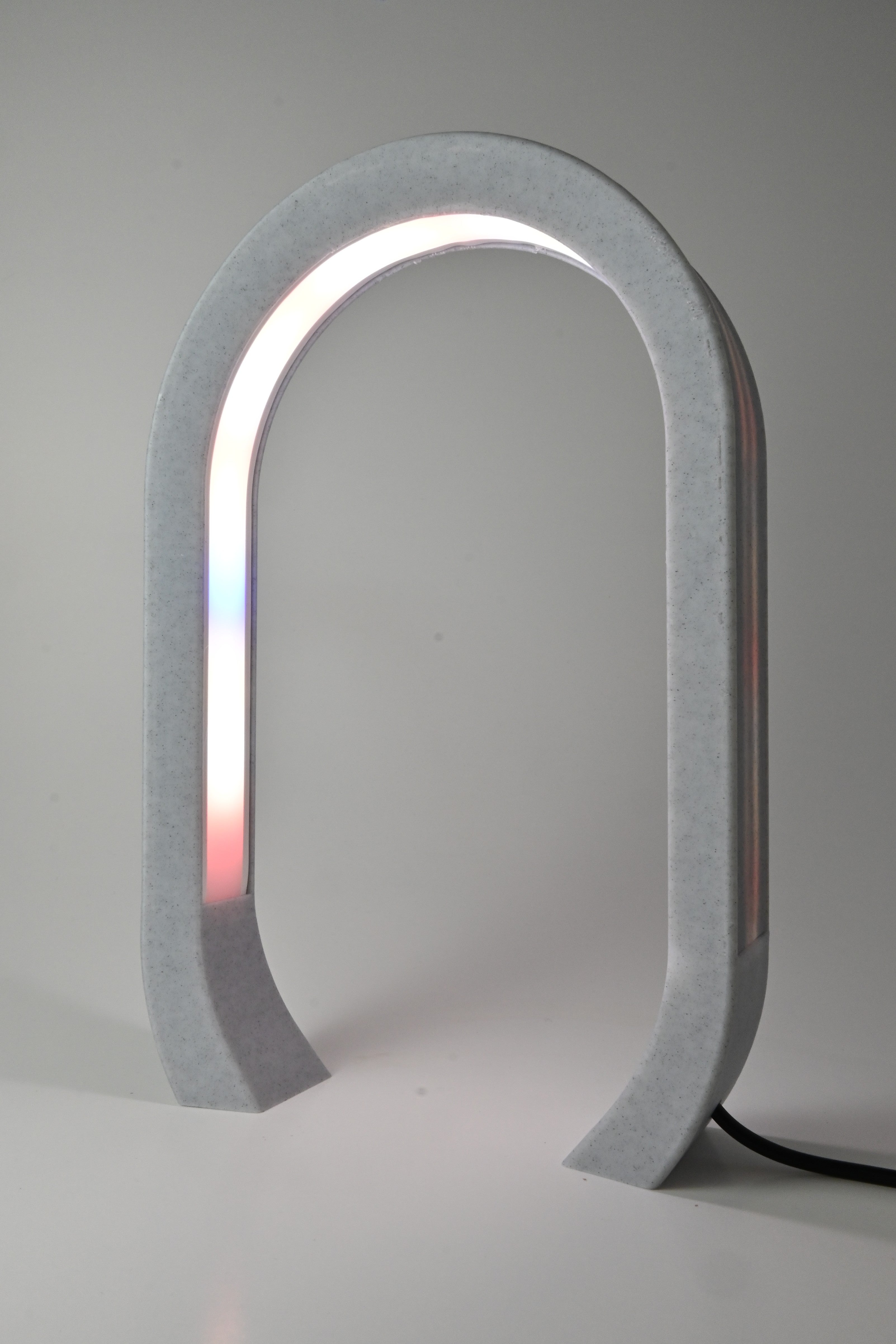 Marble Grow Light Sculpture Home Decor